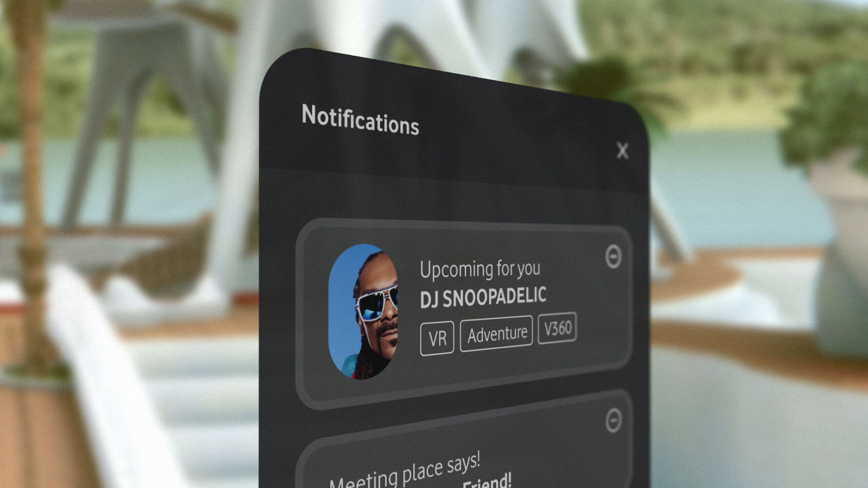 Notification UI Vodafone